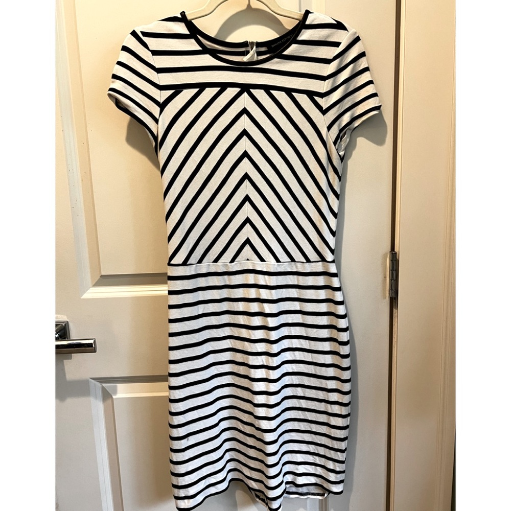 Banana Republic Leather Collar Dress